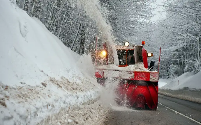 snow removal truck