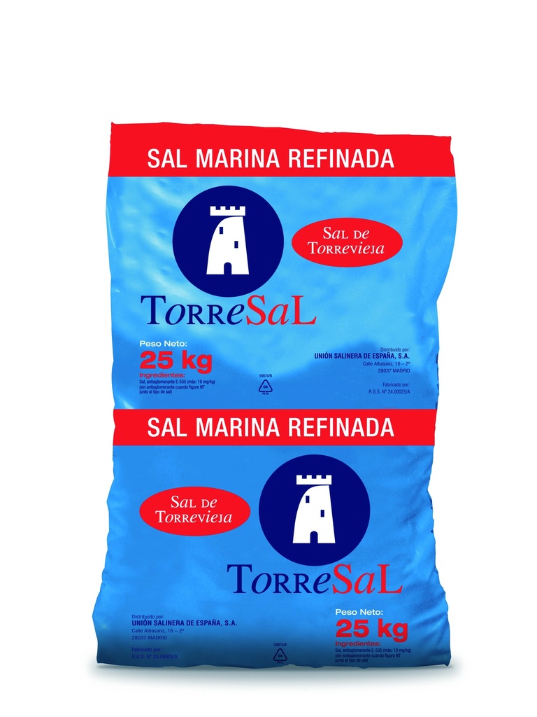 [TOH103] SALTED WET SEA SALT  H-4 25 KG