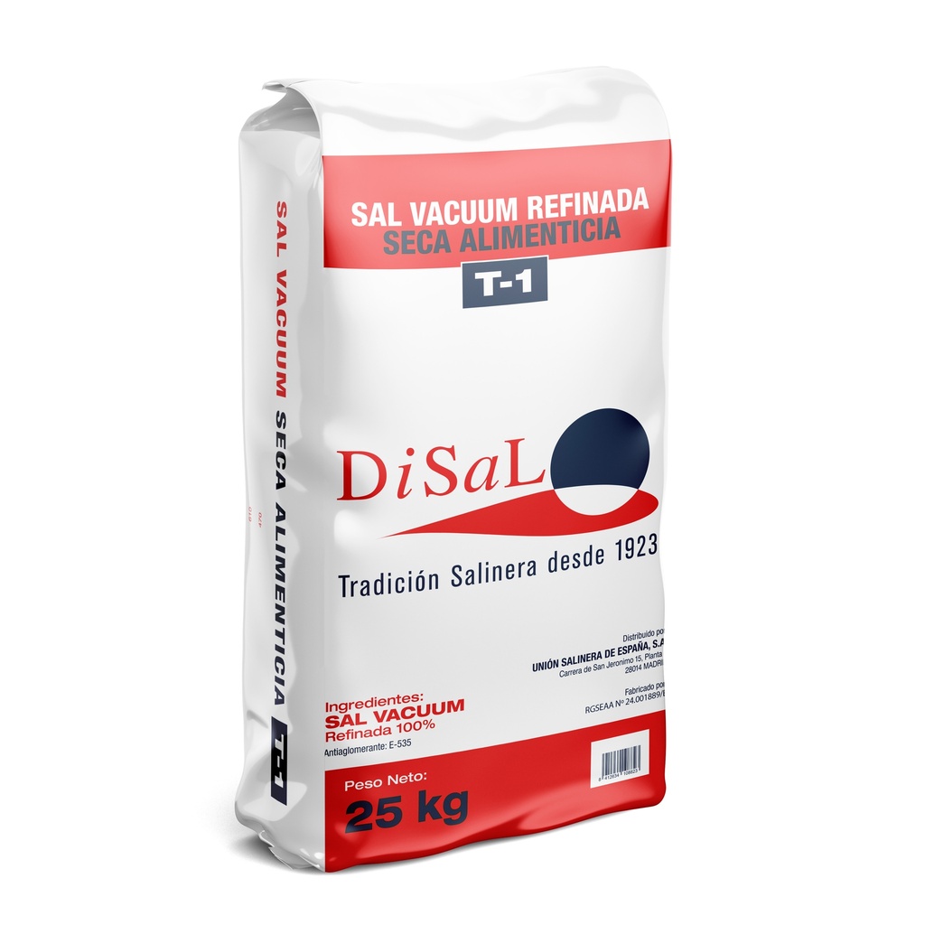 SAL VACUUM  25 KG (IA)
