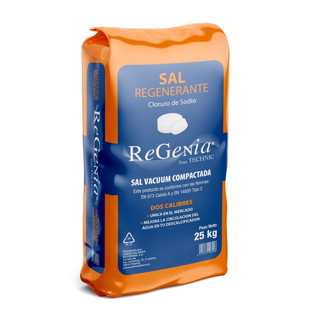 REGENIA TECHNIC VACUUM SALT 25 KG