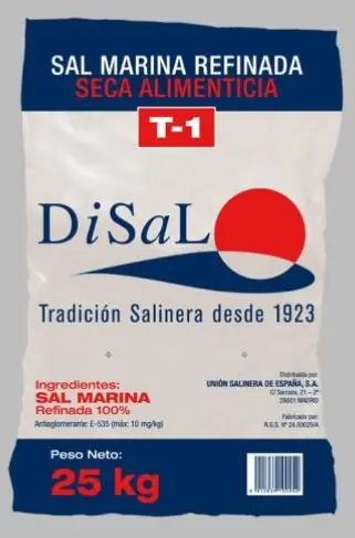 [TOS101] SAL MARINA SECA T-1 25 KG 
