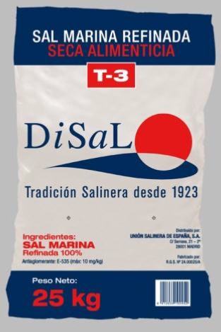 [TOS103] SAL MARINA SECA T-3 25 KG 